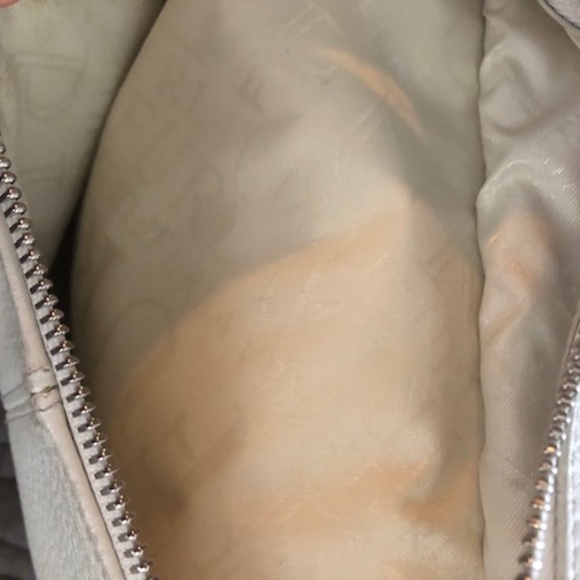 Furla White Shoulder Bag with Snakeskin Straps - Picture 8 of 14